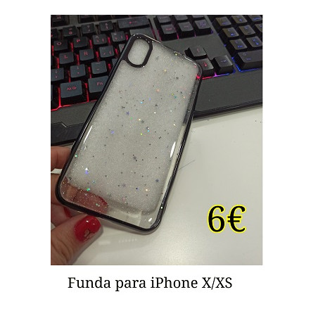 Funda Iphone X/XS TRANSPARENTE BRILLO