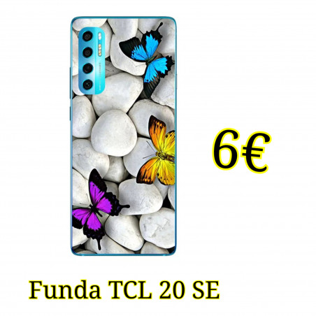 Funda para TCL 20 SE MARIPOSA