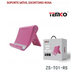 Soporte Móvil Escritorio Rosa