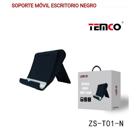 Soporte Móvil Escritorio Negro