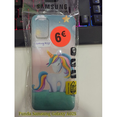 Funda para Samsung Galaxy A02S UNICORNIO