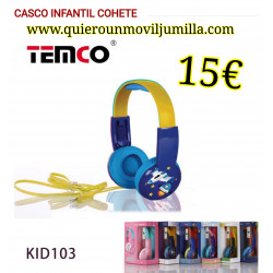 Cascos Infantil Cohete