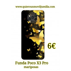 Funda Poco X3 Pro mariposas