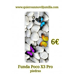 Funda para Poco X3 PRO piedras