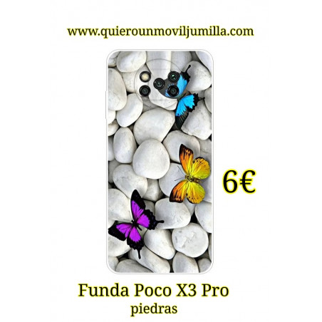 Funda para Poco X3 PRO piedras