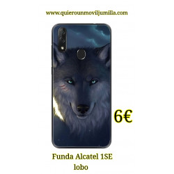 Funda para Alcatel 1SE lobo