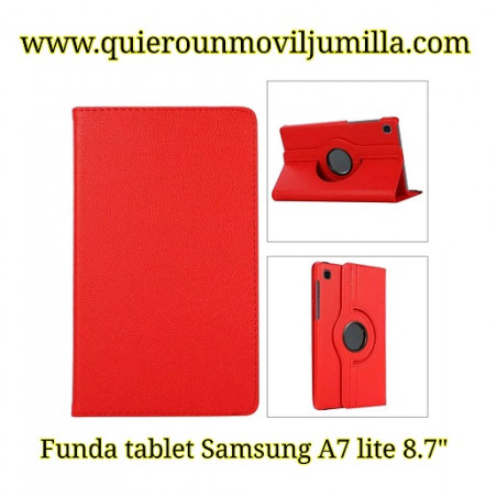 Funda para Samsung Galaxy Tab a7 lite 8.7 pulgadas roja