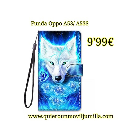Funda tapa para OPPO A53 y OPPO A53S LOBO