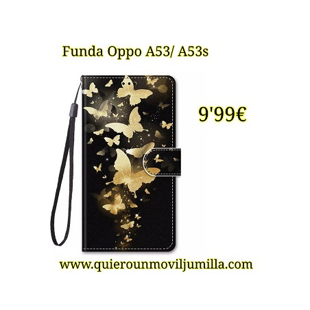Funda para Oppo a53/A53s tapa mariposas