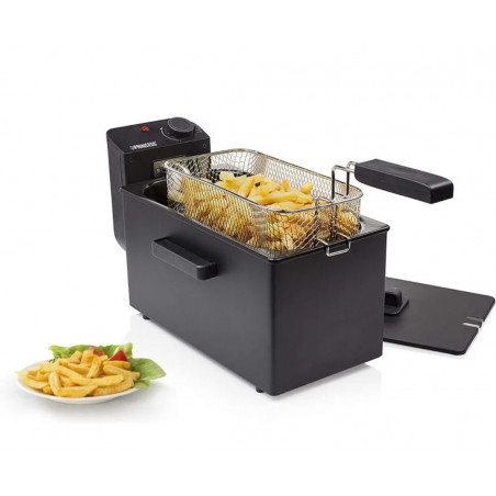 Freidora Princess Black Flyer 182727/ 2000W/ Capacidad 3L