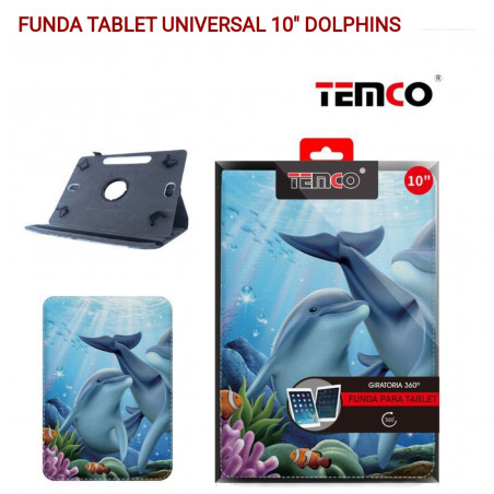 Funda Tablet Universal 10 Dolphins