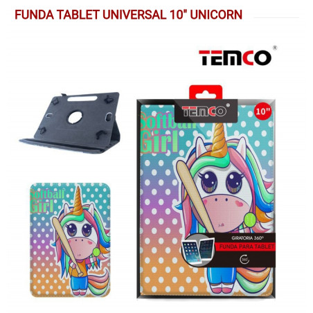 Funda para Tablet Universal 10 Unicornio jugueton