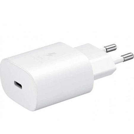 Cargador de Pared Samsung EP-TA800NWEGEU/ 1 USB-C/ 3A