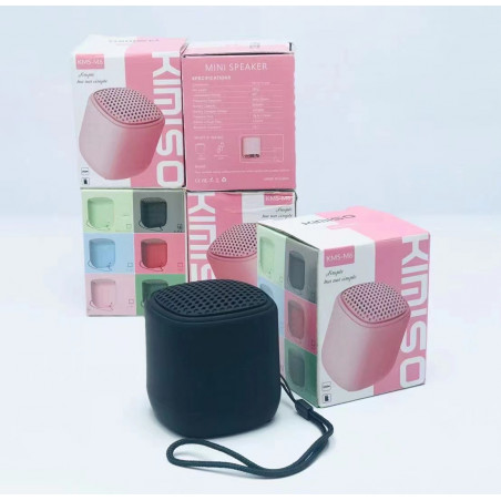 Altavoz kms-m6 color negro  3w 3-4horas bateria