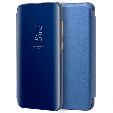 Funda para HUAWEI P30 LITE TAPA FLIP CLEAR VIEW AZUL