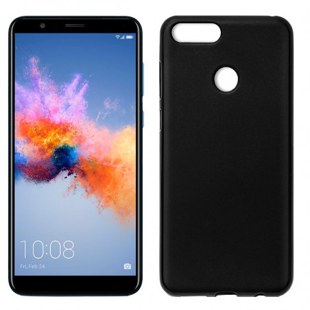 Funda COOL Silicona para Huawei Honor 7X (Negro)