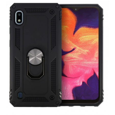 Funda Aluminio Antigolpes Samsung Galaxy A11/M11 con Imán y Soporte de Anilla 360º