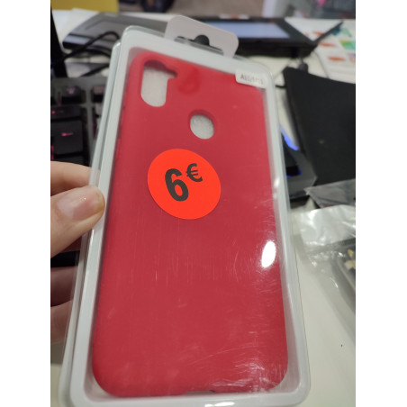 FUNDA PARA SAMSUNG GALAXY A11 Y SAMSUNG GALAXY M11 roja lisa