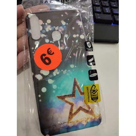 Funda para Samsung Galaxy A20s Star Estrella silicona