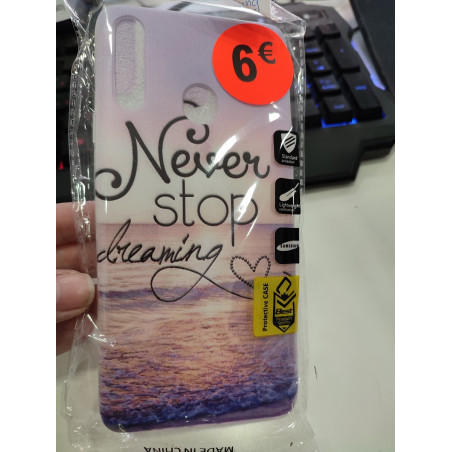Funda para Samsung Galaxy A20s NEVER STOP DREAMING