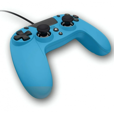 Gioteck VX-4 Mando con Cable Azul para PS4/PC