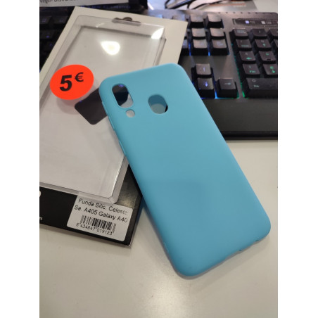 Funda para Samsung Galaxy A40 Azul celeste