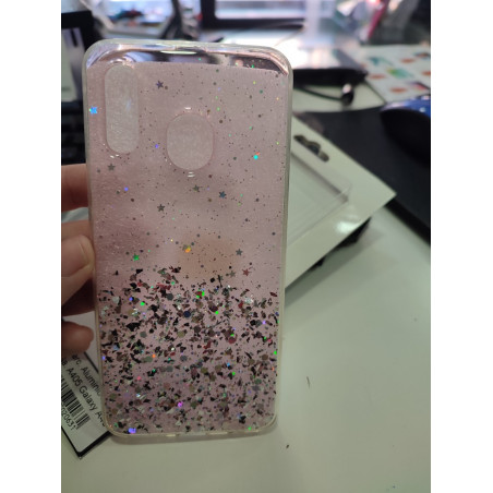 Funda para Samsung Galaxy A40 Brillo rosita