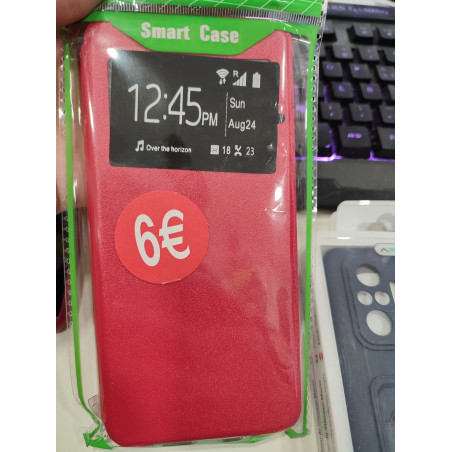 Funda Redmi Note 10 Pro funda tapa Roja