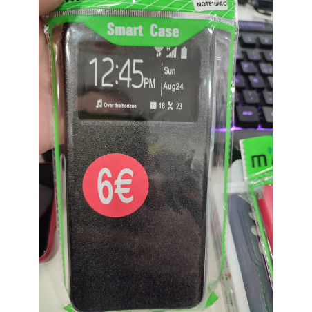 Funda Redmi Note 10 Pro funda tapa Negro