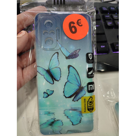 Funda Redmi Note 10 Pro Mariposa Azul