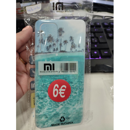 Funda Redmi Note 10 Pro fondo mar y palmeras