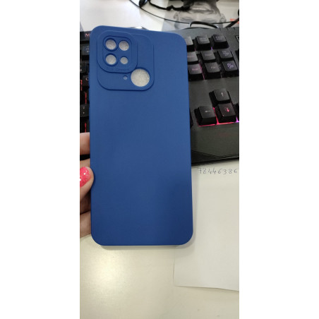 Funda Xiaomi Redmi 10C liso azul