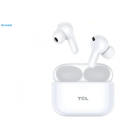 Auriculares Bluetooth TCL MoveAudio S108 con estuche de carga/ Autonomía 6h/ Blancos