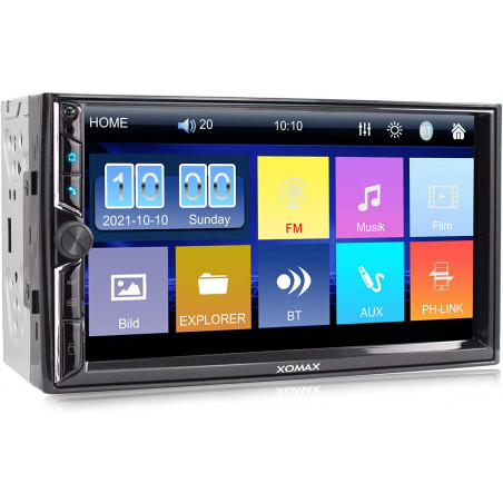 XOMAX  Radio de Coche  Autoradio con Bluetooth