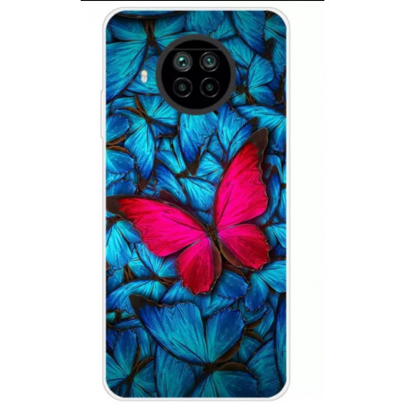Funda para XIAOMI MI 10T LITE 5G mariposas azul