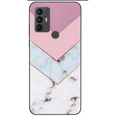 Funda para TCL 30SE mármol rosa elegancia