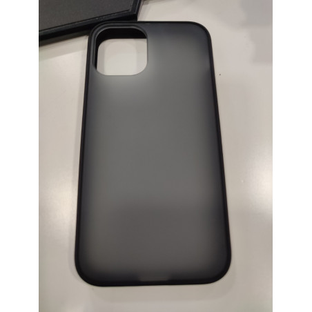 Funda para iPhone 12 mini negra transparente