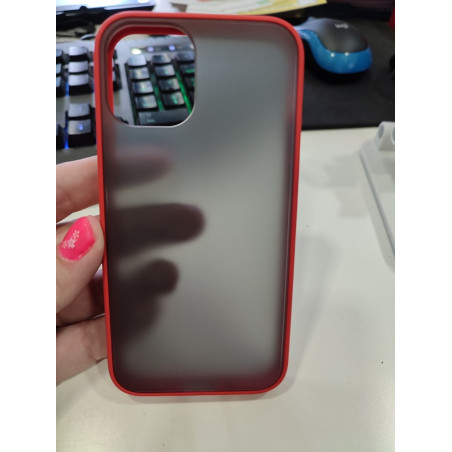 Funda iPhone 12 mini roja y negro