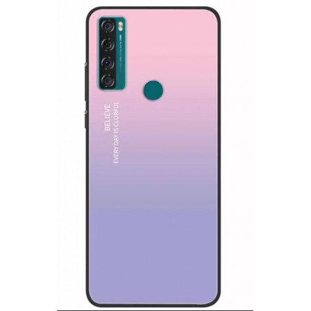 Funda para TCL 20R 5G lila y rosa