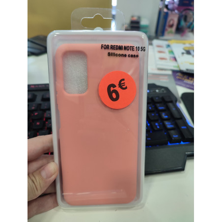Funda Xiaomi Redmi Note 10 5g liso Rosa