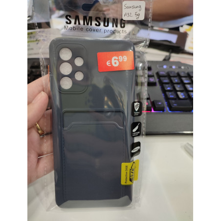 Funda para Samsung Galaxy A32 5G LISA AZUL CON Bolsillo tarjeta