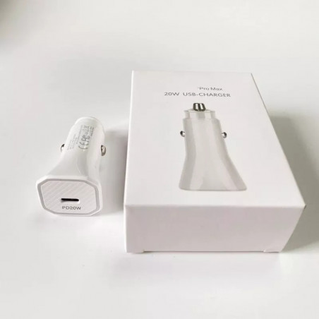 Cargador de coche tipo c 20w para iPhone y Samsung nuevos