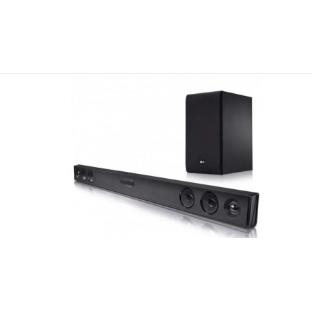 Barra de Sonido con Bluetooth LG SJ3/ 300W/ 2.1/ Negra
