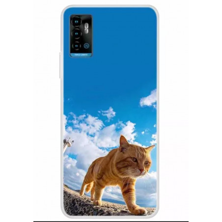 Funda para ZTE BLADE A71 lindo gatito