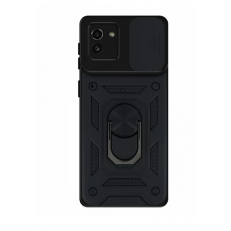 Funda con Anilla y Cámara Deslizante Samsung Galaxy A03 166 con Imán