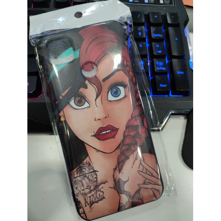 Funda Redmi 9C pelirroja dsney muñeca