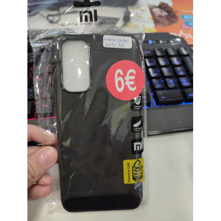 Funda Redmi note 11 4g/ funda Redmi note 11s negro carbono resistente