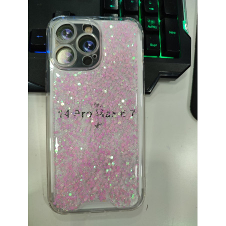 Funda para Iphone 14 Pro Max transparente y brillo