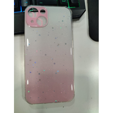 Funda para iPhone 14 brillo y blanca modelo 2