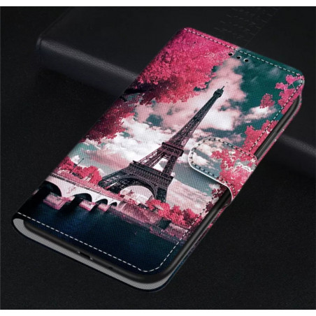 Funda para Realme C33 Tapa libro torre  bonita con cierre magnético